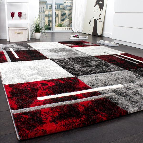 Paco Home DIAMOND 663 GREY-RED Rugs