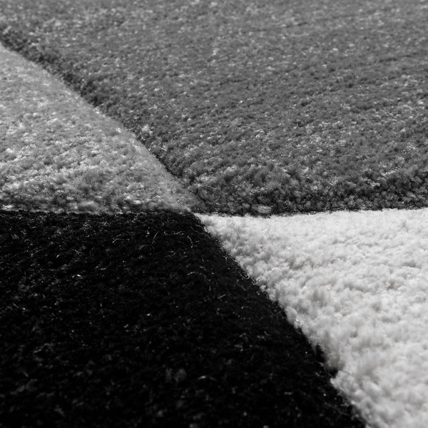 Paco Home DIAMOND 664 BLACK-WHITE Rugs