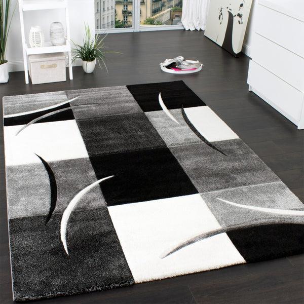 paco home DIAMOND 665 BLACK-WHITE Rugs