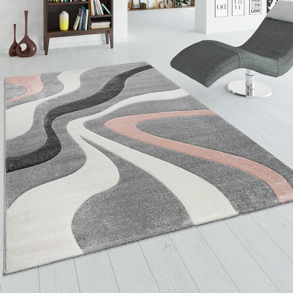 paco home DIAMOND 760 GREY-ROSE Rugs