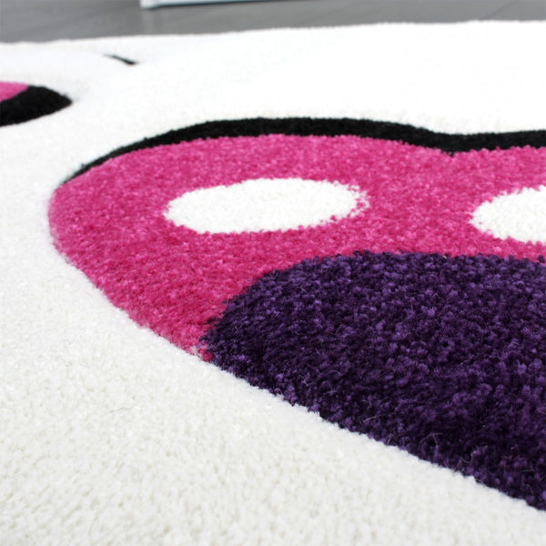 Paco Home DIAMOND 772 CREAM-PURPLE Rugs