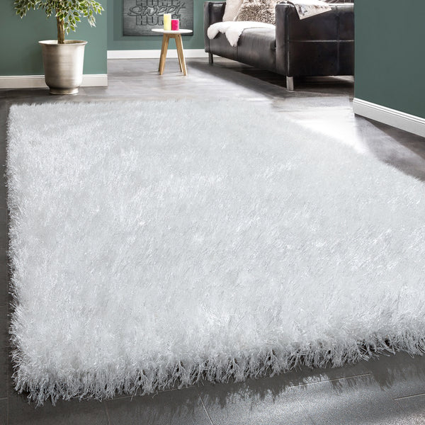 paco home GLAMOUR 300 WHITE Rugs