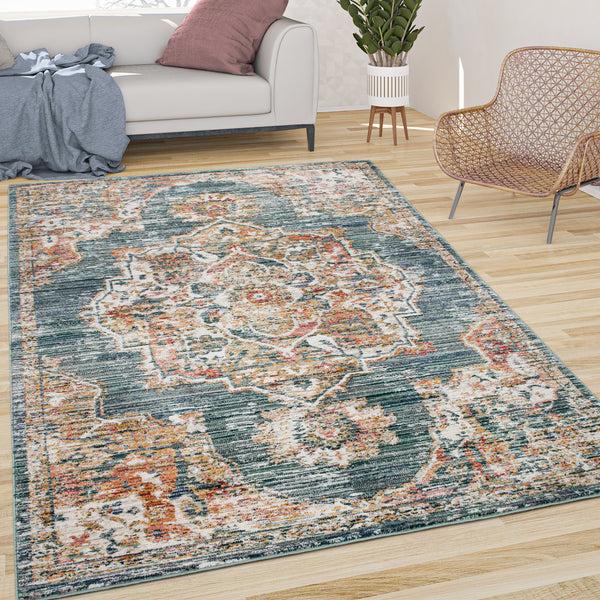 Paco Home HERBETE 734 TURQUOISE Rugs