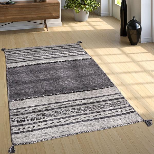 paco home KILIM 217 GREY Rugs