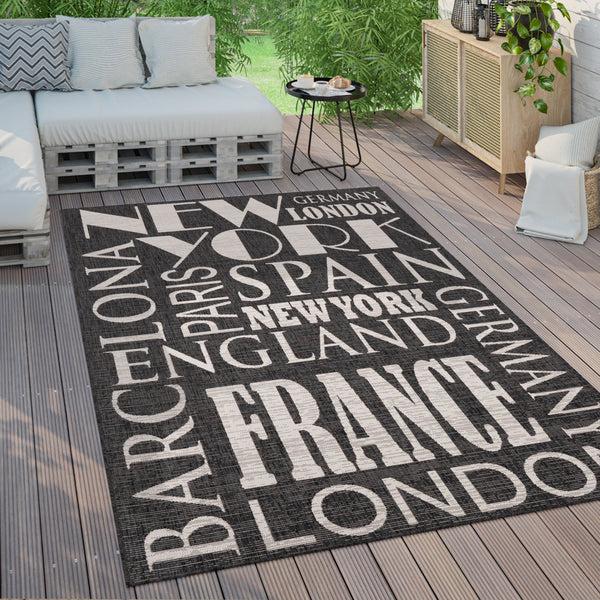 Paco Home KITCHEN 381 ANTHRACITE Rugs