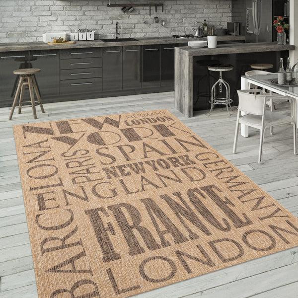 paco home KITCHEN 381 BEIGE Rugs