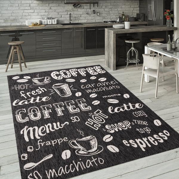 paco home KITCHEN 382 ANTHRACITE Rugs