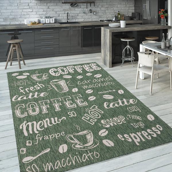 paco home KITCHEN 382 GREEN Rugs
