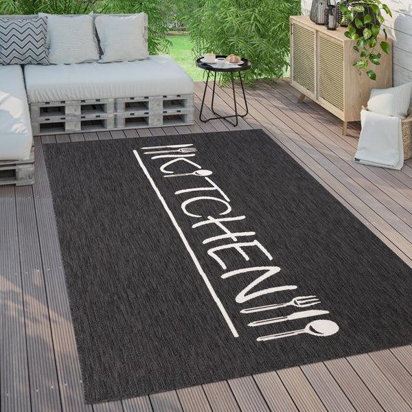 Paco Home KITCHEN 385 ANTHRACITE Rugs
