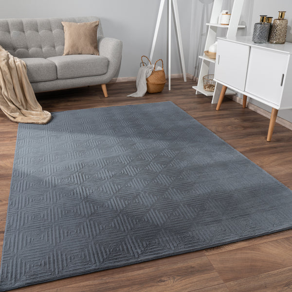 paco home LELYSTAD 523 ANTHRACITE Rugs