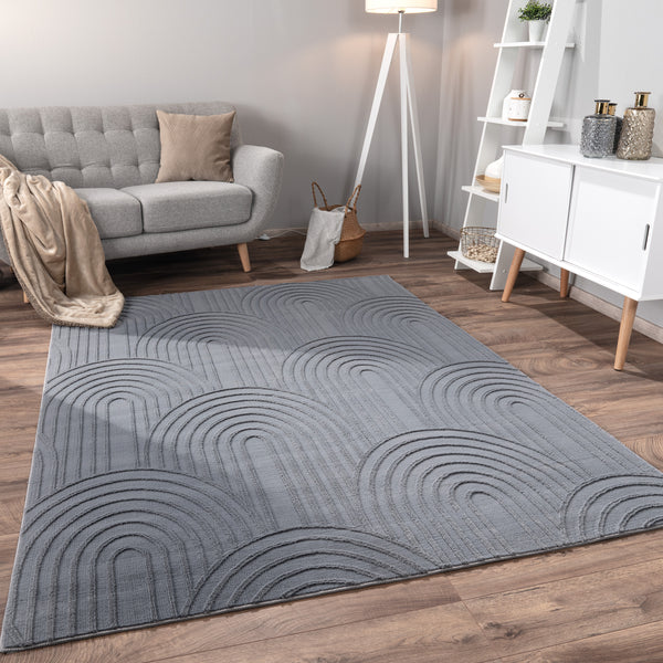 paco home LELYSTAD 524 ANTHRACITE Rugs