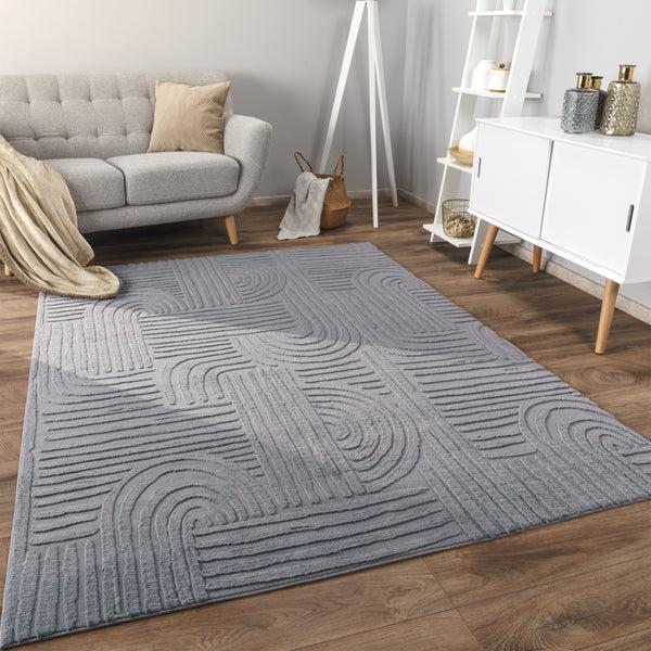 paco home LELYSTAD 527 ANTHRACITE Rugs