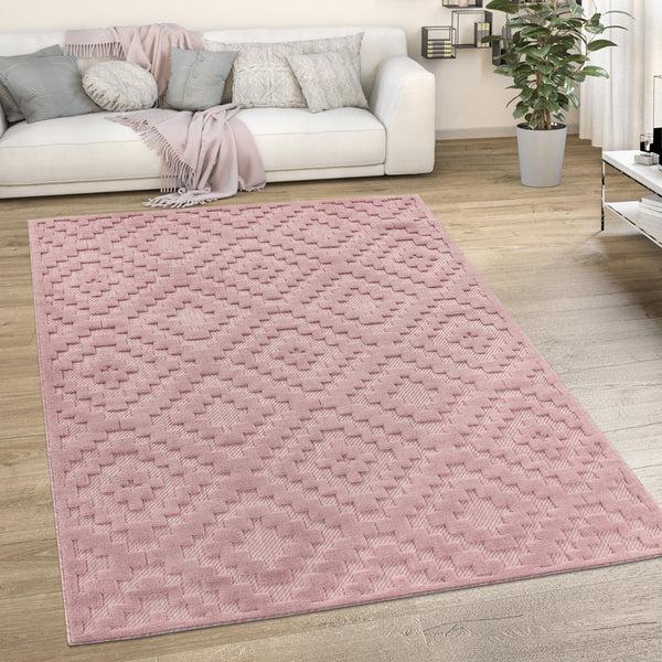 paco home LIVORNO 672 PINK Rugs