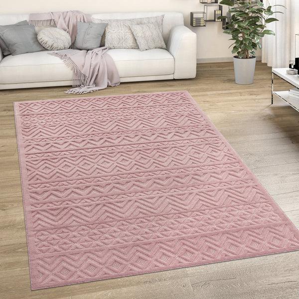 paco home LIVORNO 673 PINK Rugs
