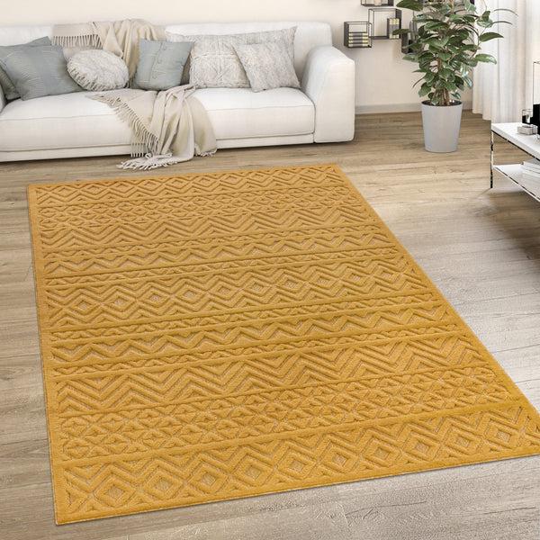paco home LIVORNO 673 YELLOW Rugs