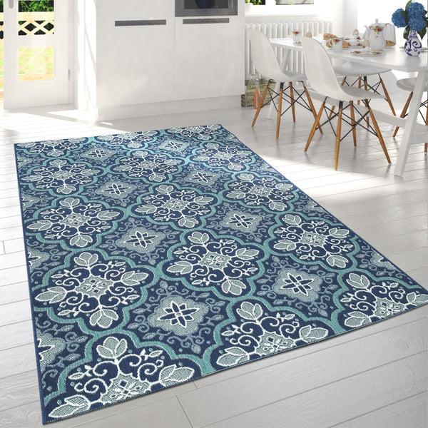 paco home LOKEREN 542 BLUE Rugs