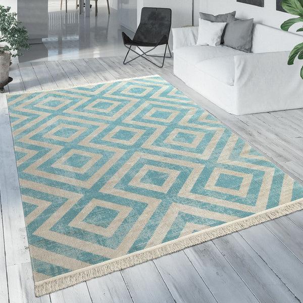 paco home POCO 821 BLUE-WHITE Rugs