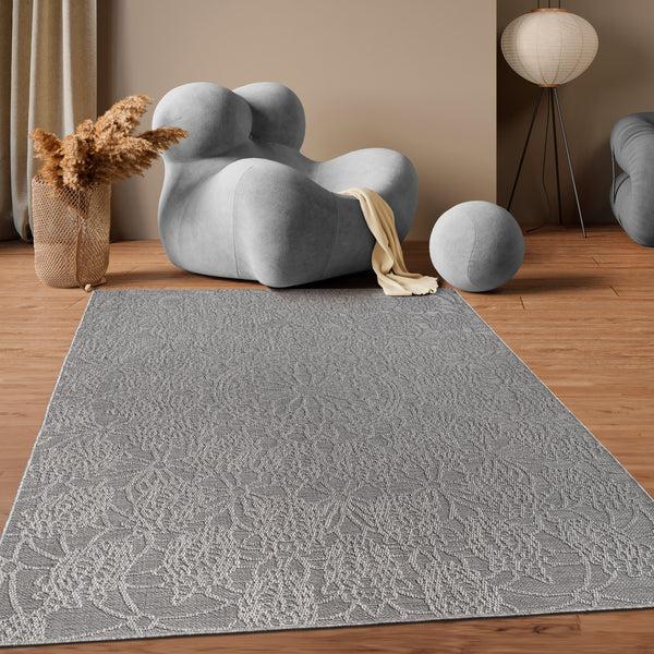 Paco Home RIMINI 411 ANTHRACITE Rugs