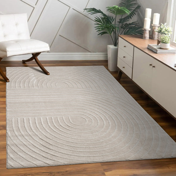 paco home SANTORINI 612 CREAM Rugs