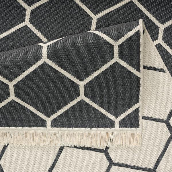 Paco Home SKANDI KILIM 145 ANTHRACITE Rugs