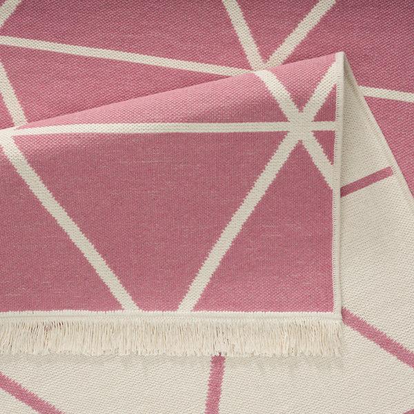 Paco Home SKANDI KILIM 146 PINK Rugs