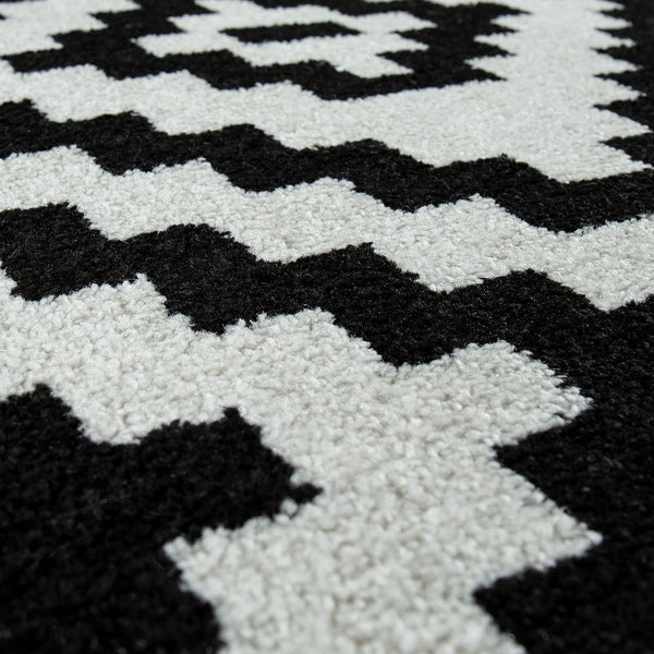 Paco Home STELLA 400 BLACK-WHITE Rugs