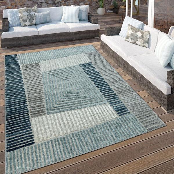 paco home STILO 850 BLUE Rugs