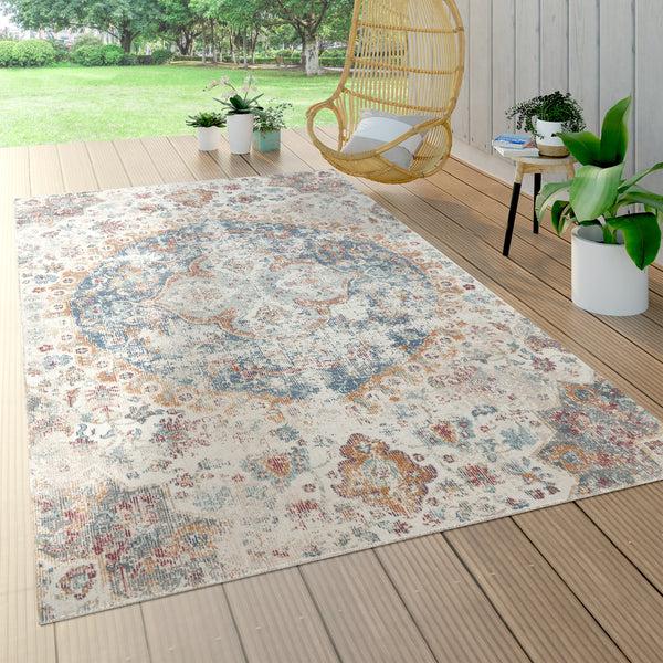 paco home TORRES 271 CREAM-BLUE Rugs