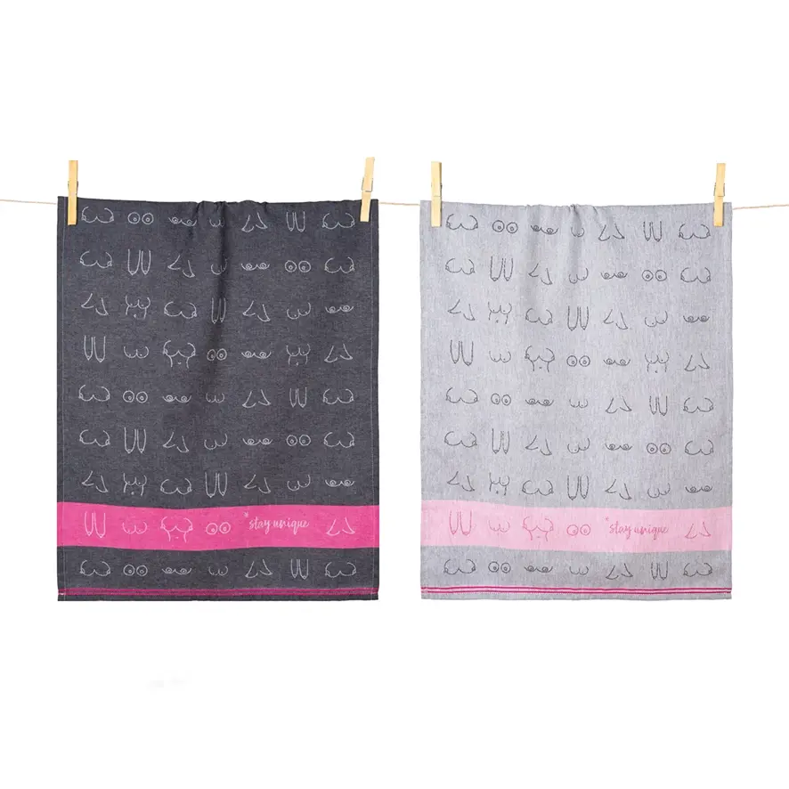pad concept BOOBIES | fuchsia-black | 50 x 70 cm | 15167.1