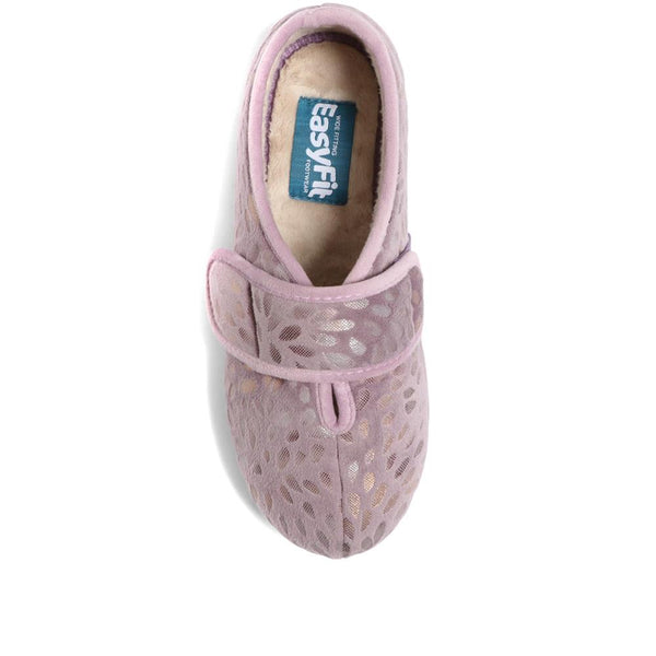 Padders Extra-Wide Fit Slippers AMINA - Lilac