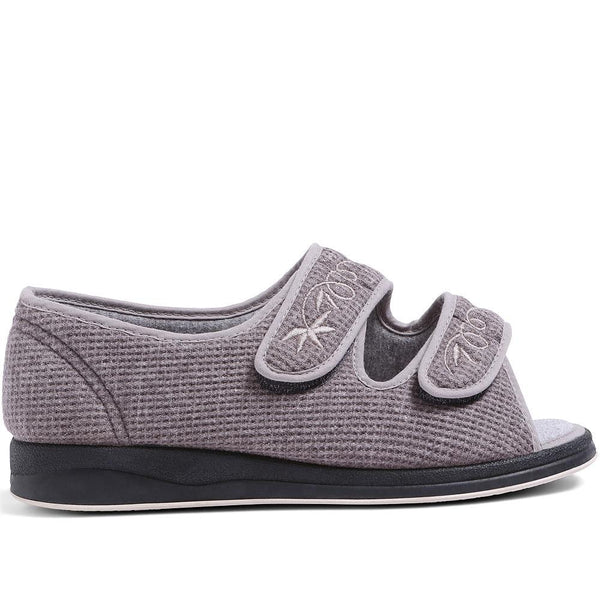 padders Extra-Wide Fit Slippers AVIANNA - Grey