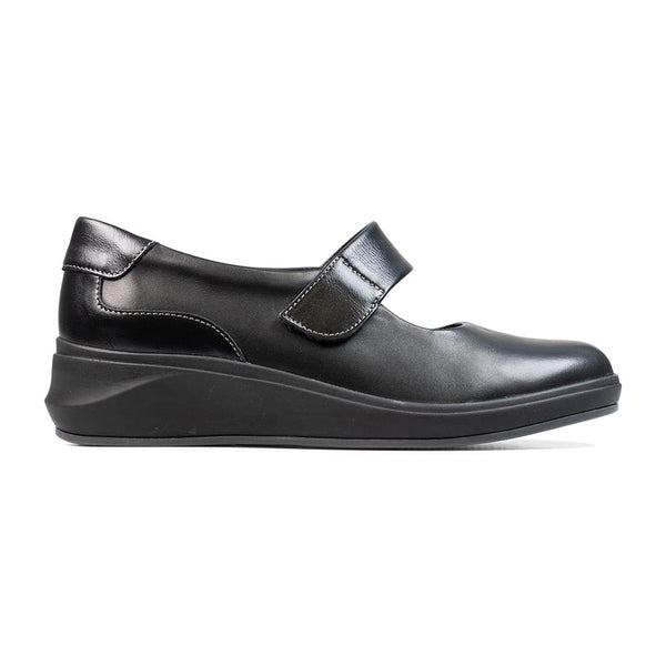 padders Padders Ladies Comfort 2E Fit BAWTRY - Black Leather