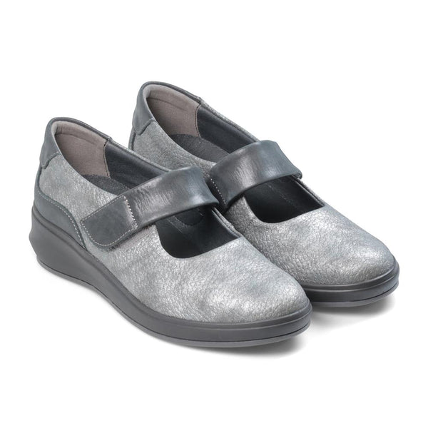 Padders Padders Ladies Comfort 2E Fit BAWTRY - Grey Tumbled Leather