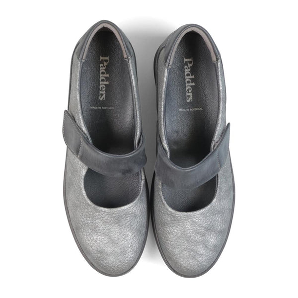 Padders Padders Ladies Comfort 2E Fit BAWTRY - Grey Tumbled Leather