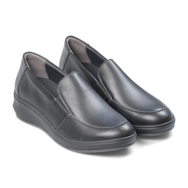 Padders Padders Ladies Comfort 2E Fit LEWES - Black Leather
