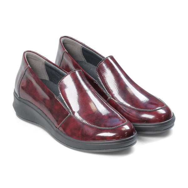 Padders Padders Ladies Comfort 2E Fit LEWES - Burgundy Patent
