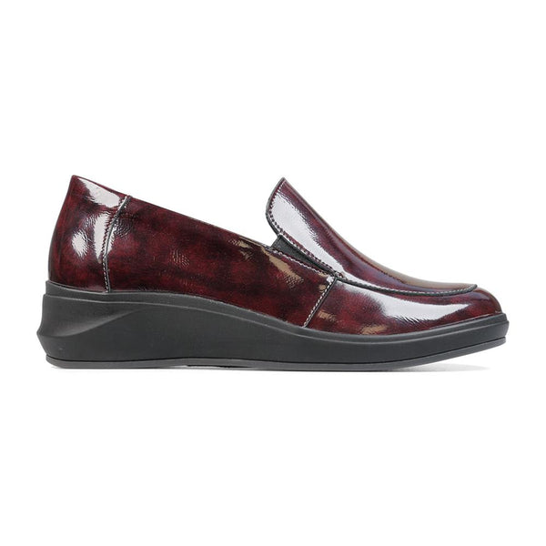 padders Padders Ladies Comfort 2E Fit LEWES - Burgundy Patent