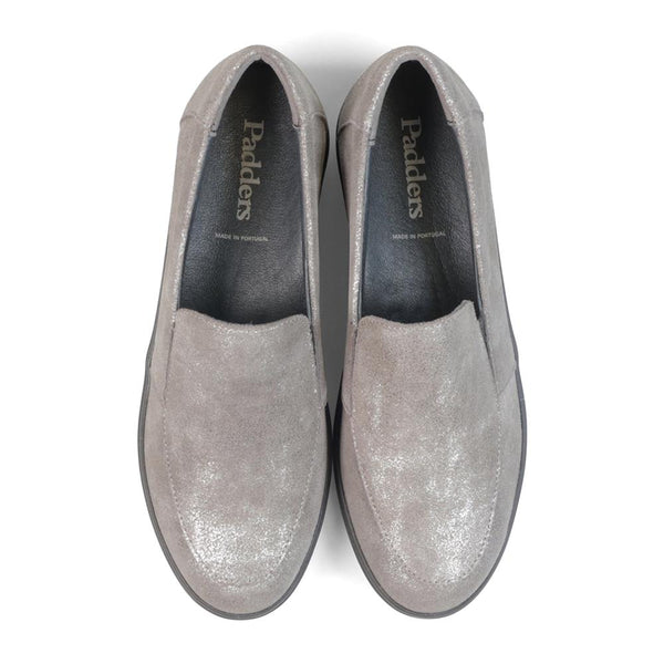 Padders Padders Ladies Comfort 2E Fit LEWES - Grey Metallic