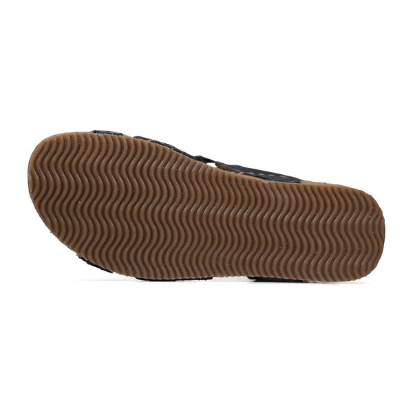 Padders Padders Ladies Comfort Sandals 2E Fit MARINA - Navy Leather