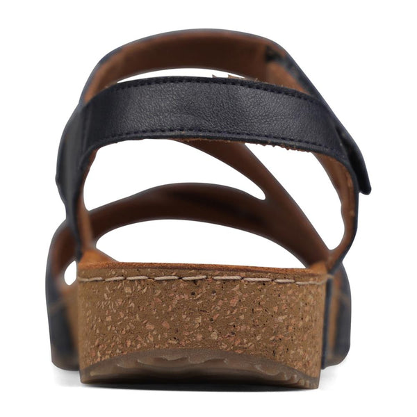 Padders Padders Ladies Comfort Sandals 2E Fit MARINA - Navy Leather