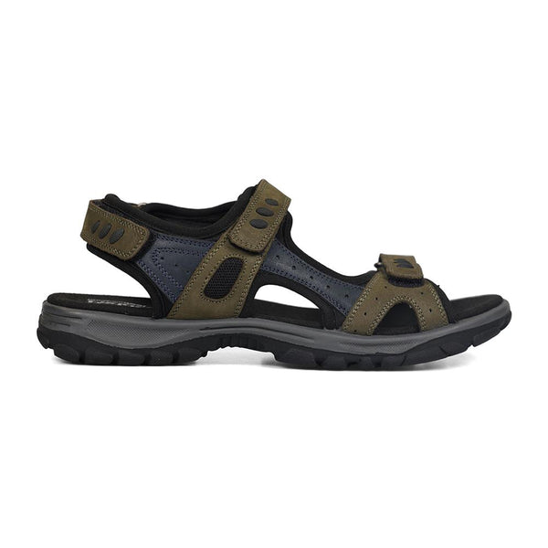 padders Padders Ladies Comfort Sandals 2E Fit STROLL - Khaki Multi