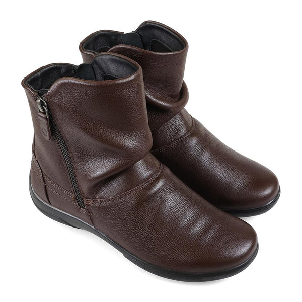 Padders Padders Ladies Dual Fit Comfort 2E/3E BEAU - Bark Leather