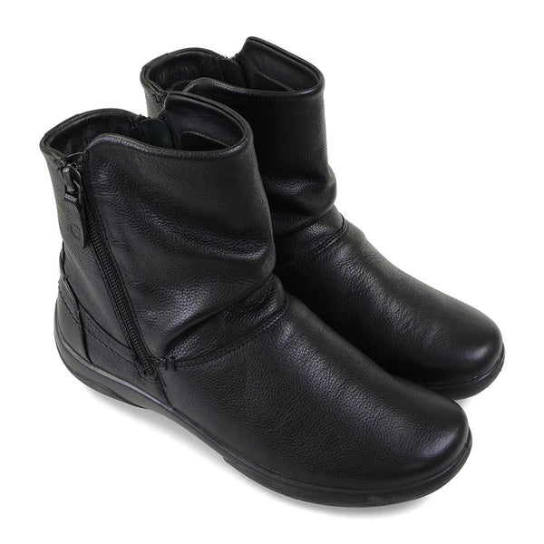 Padders Padders Ladies Dual Fit Comfort 2E/3E BEAU - Black Leather