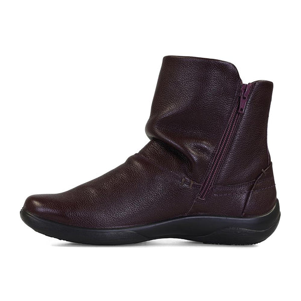 Padders Padders Ladies Dual Fit Comfort 2E/3E BEAU - Plum Leather