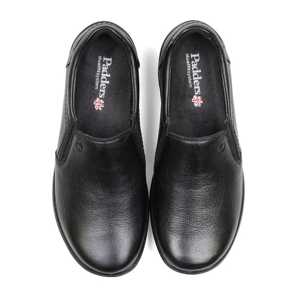 Padders Padders Ladies Dual Fit Comfort 2E/3E NICO - Black Leather