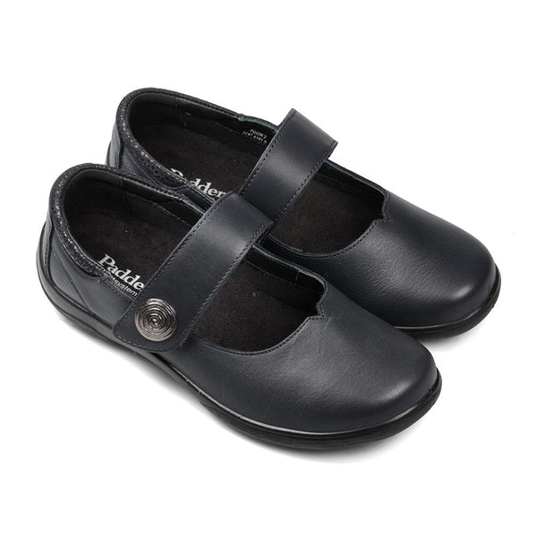 Padders Padders Ladies Dual Fit Comfort 2E/3E POEM2 - Midnight Leather