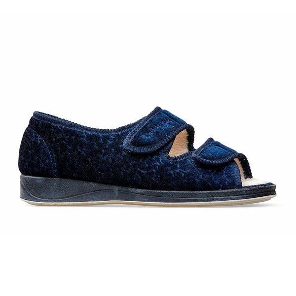 padders Padders + Ladies Slippers 2E Fit Vulcanised LYDIA - Navy padders Padders + Ladies Slippers 2E Fit Vulcanised LYDIA - Navy