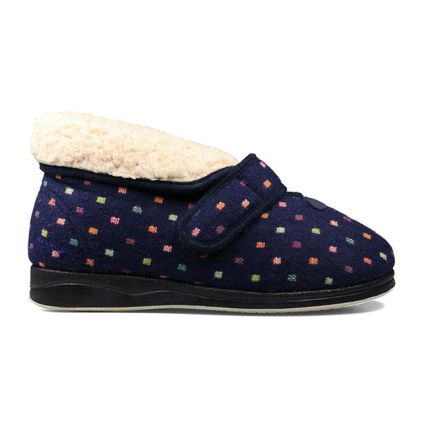 padders Padders + Ladies Slippers Dual Fit 4E/6E & 6E BESS - Navy Woven Spot padders Padders + Ladies Slippers Dual Fit 4E/6E & 6E BESS - Navy Woven Spot