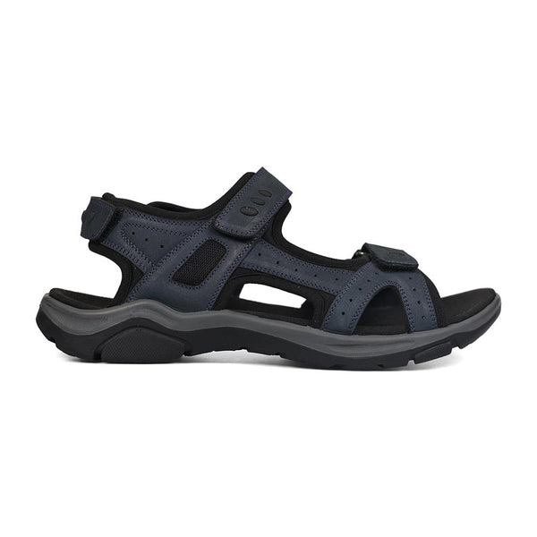padders Padders Mens Comfort Sandals G Fit STRIDE - Navy Nubuck