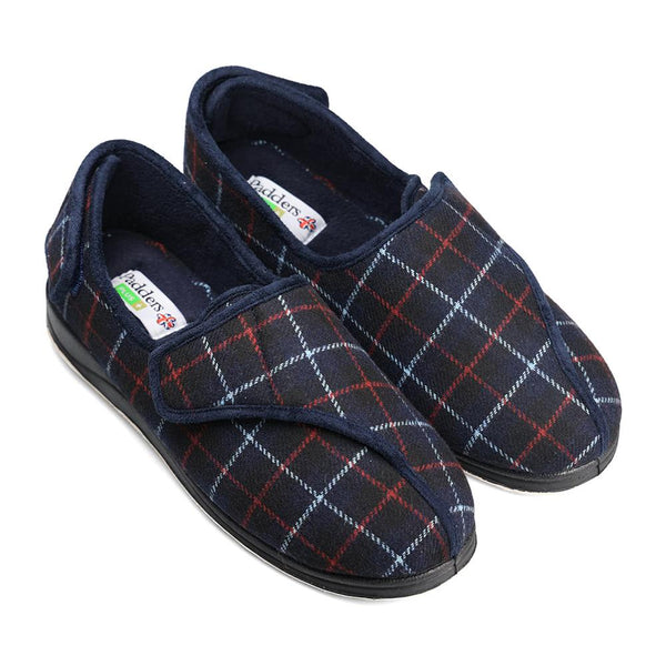 Padders Padders+ Mens Slippers Dual Fit H/K PHILLIP - Navy